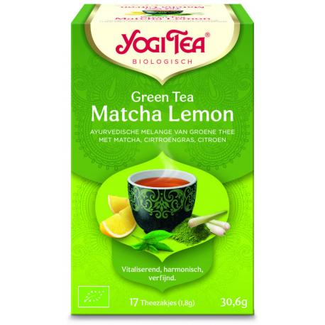 Green tea match lemon