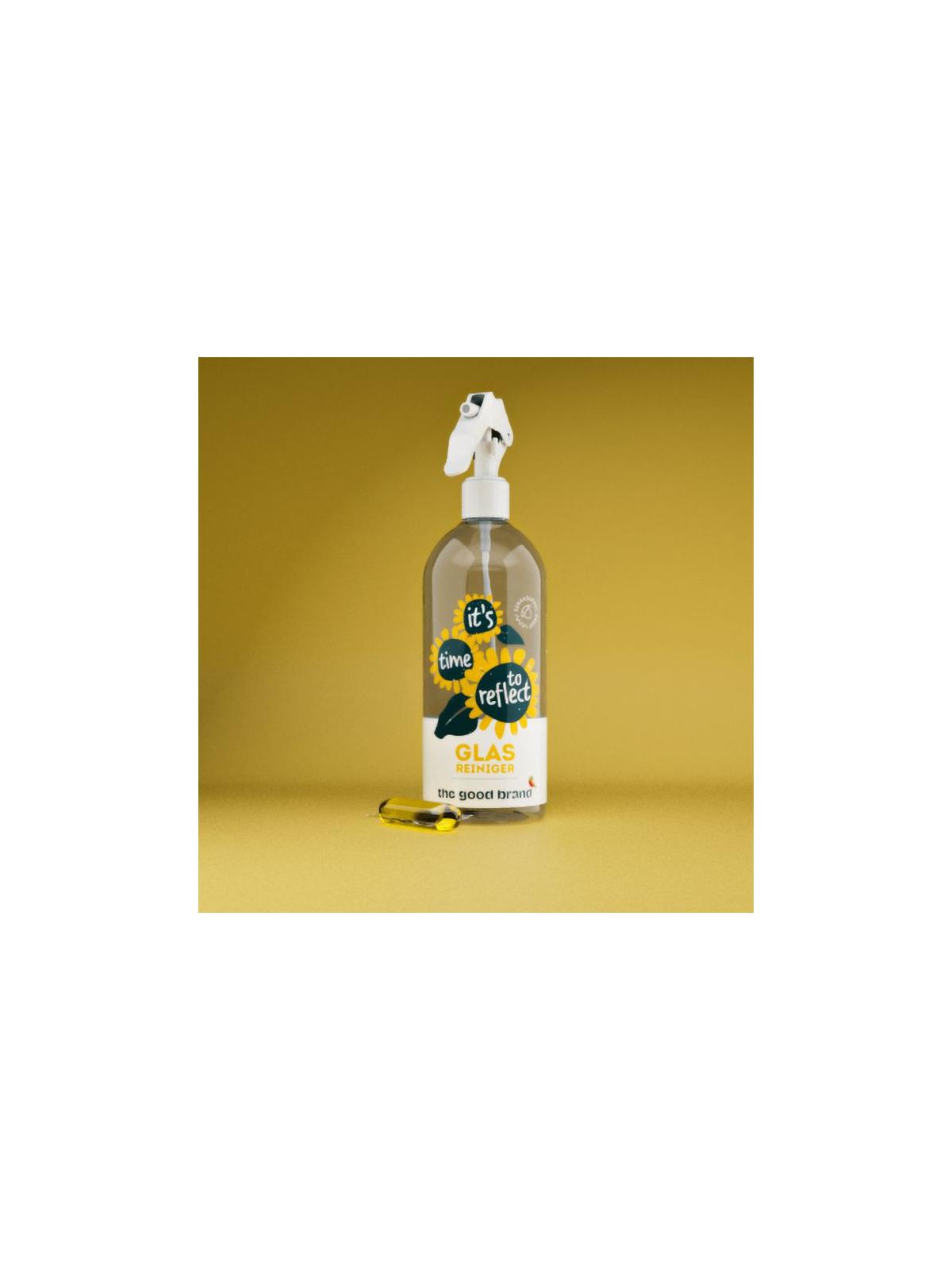 Glasreiniger sprayfles + 1 pod
