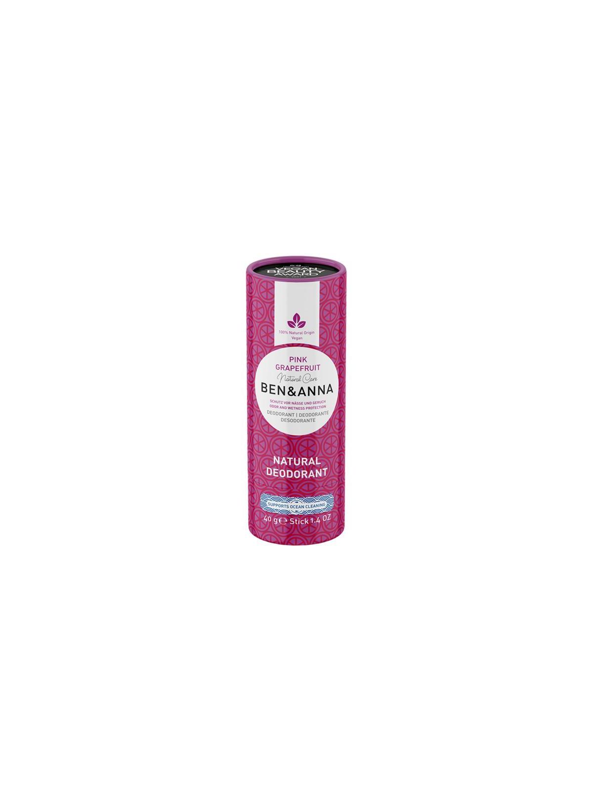 Deodorant pink grapefruit papertube