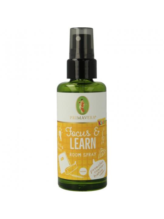 Organic roomspray focus & learn bio