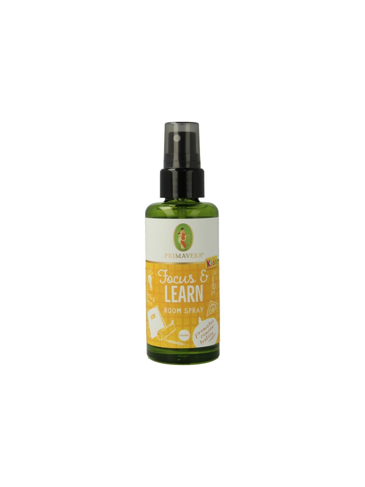 Organic roomspray focus & learn bio