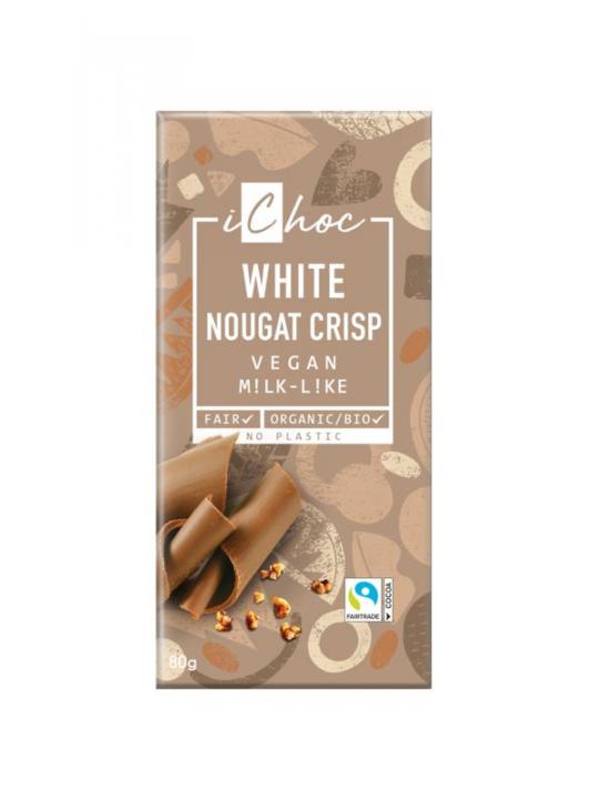 White nougat crisp vegan bio