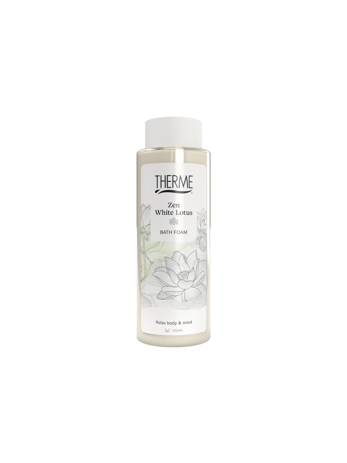 Zen white lotus relaxing bath foam