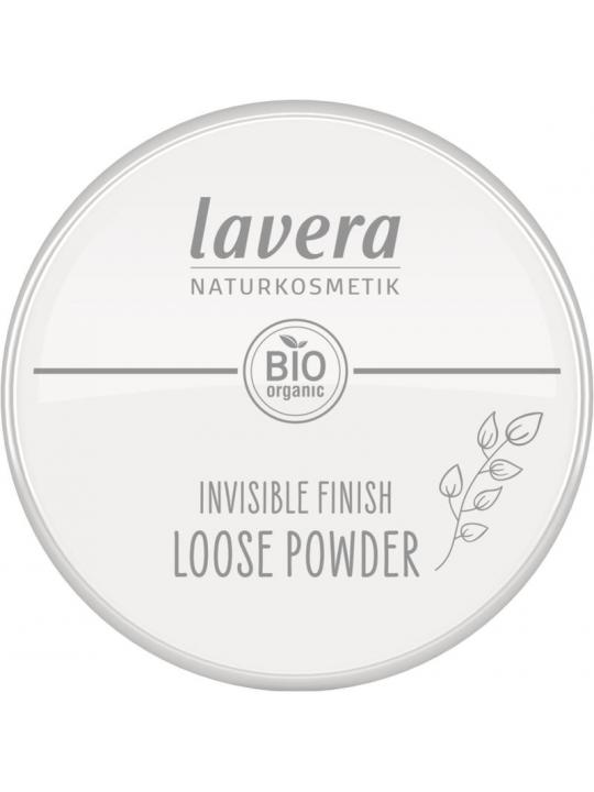 Invisible finish loose powder transparant