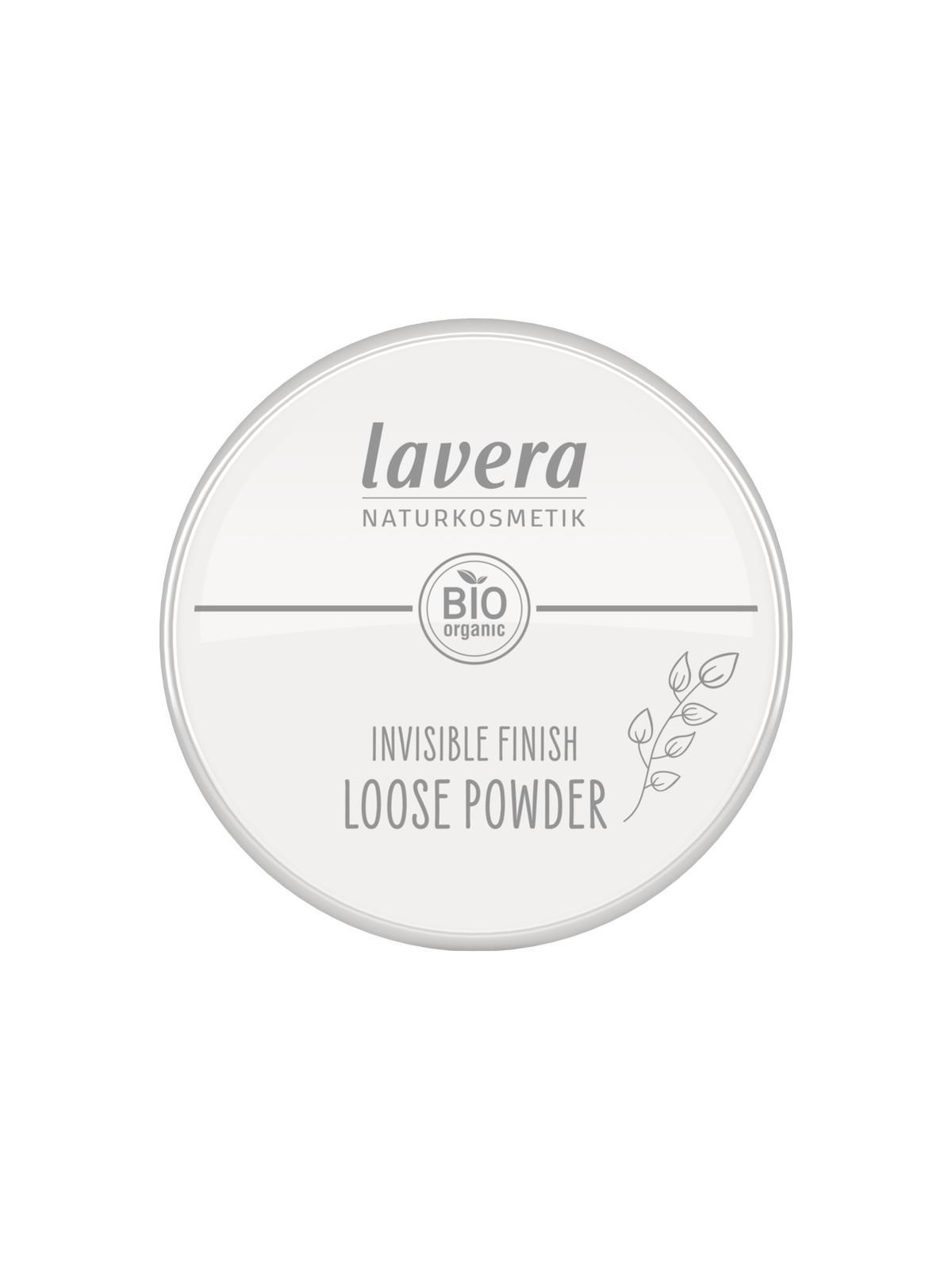 Invisible finish loose powder transparant