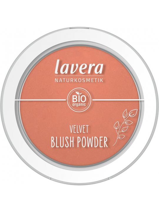 Velvet blush powder rosy peach 01