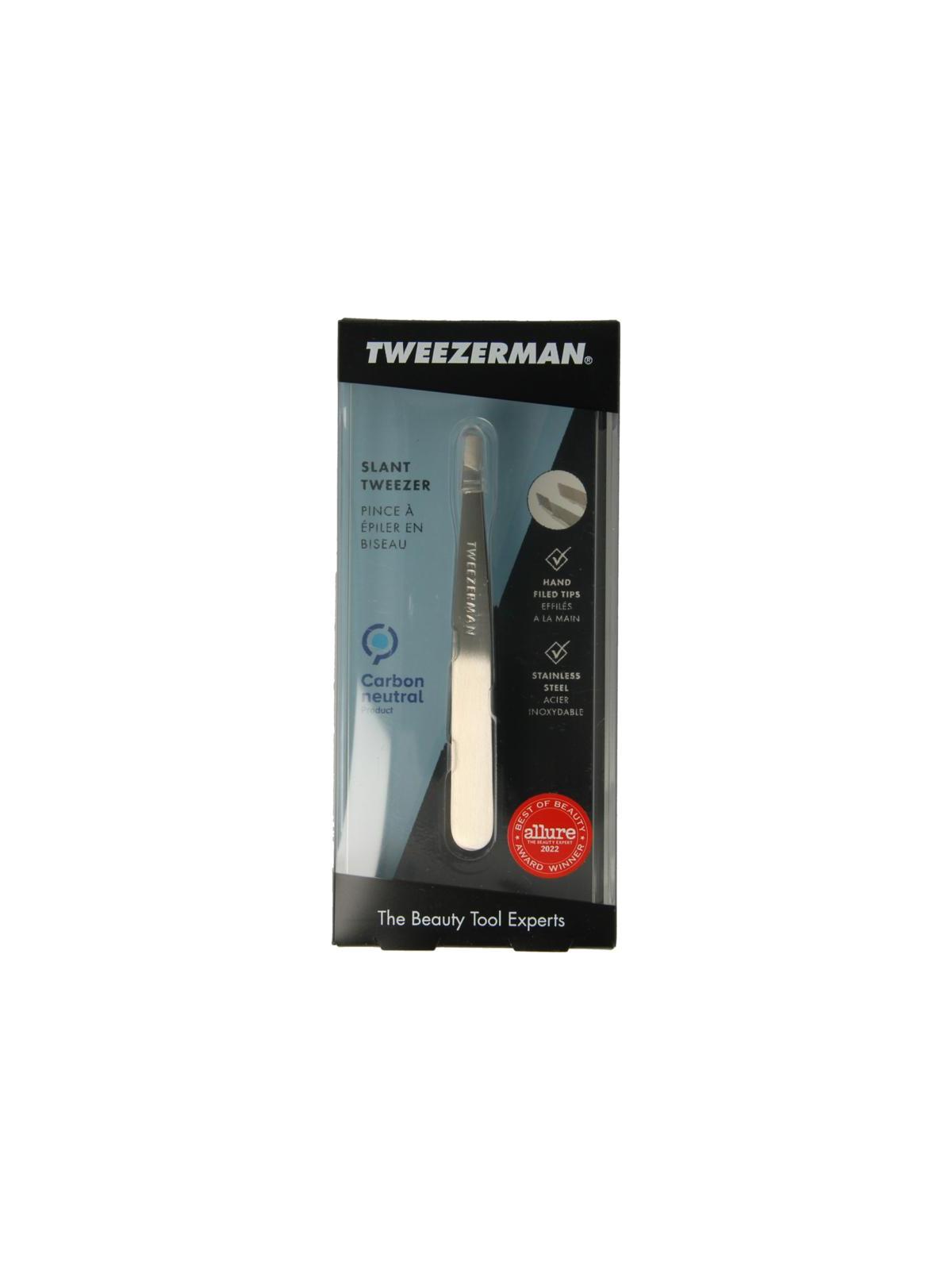 Slant tweezer klassiek stainless steel