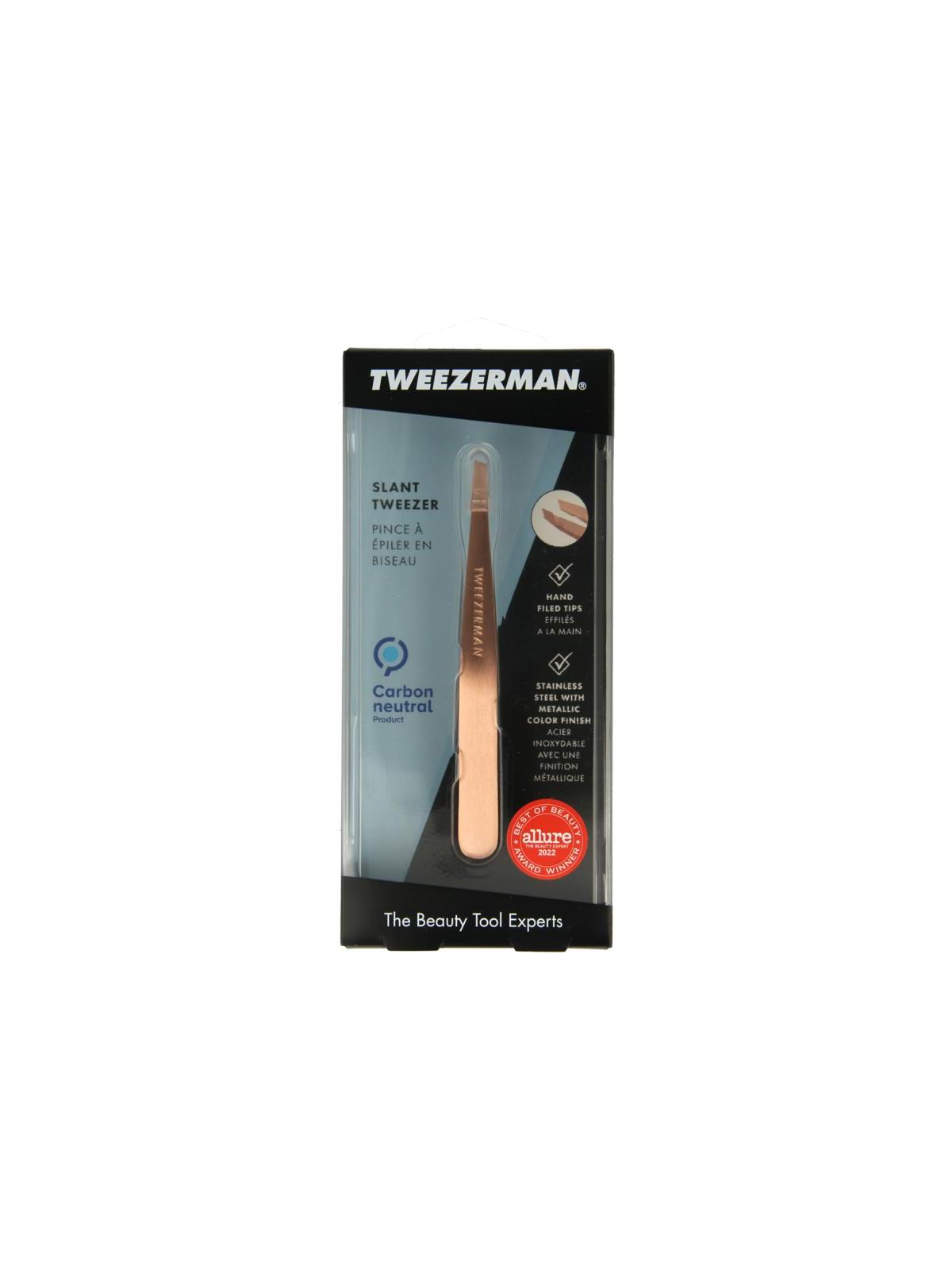 Slant tweezer rose goud