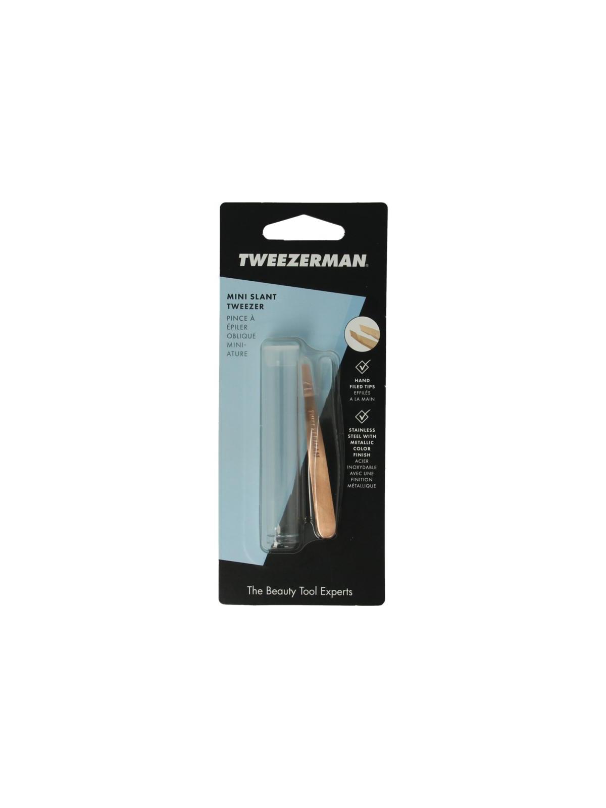 Mini slant tweezer rose gold