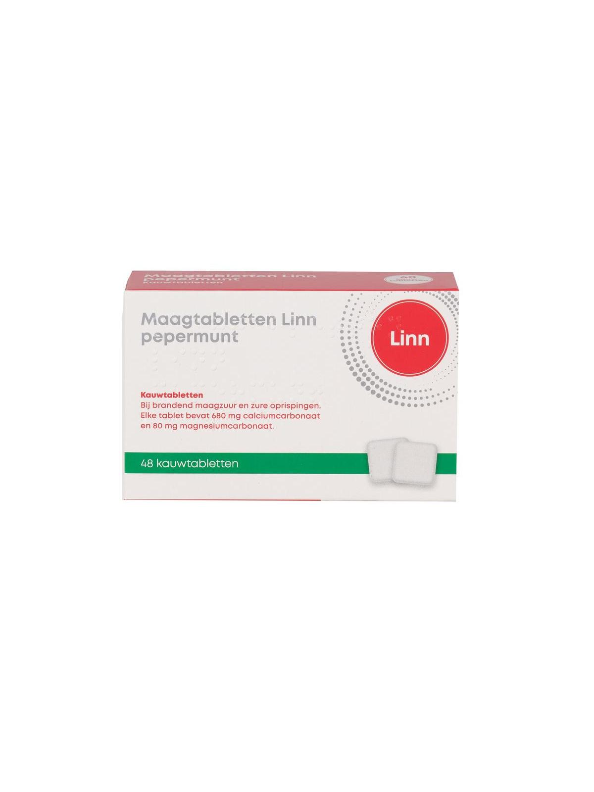 Maagtabletten pepermunt