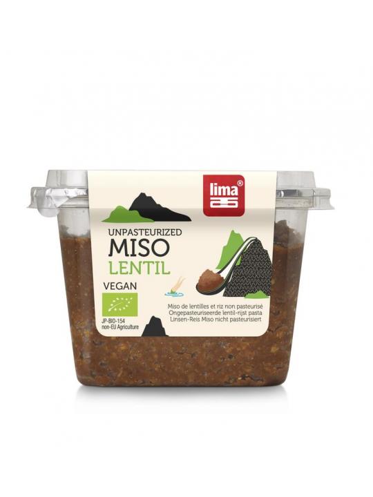 Linzen miso ongepasteuriseerd bio