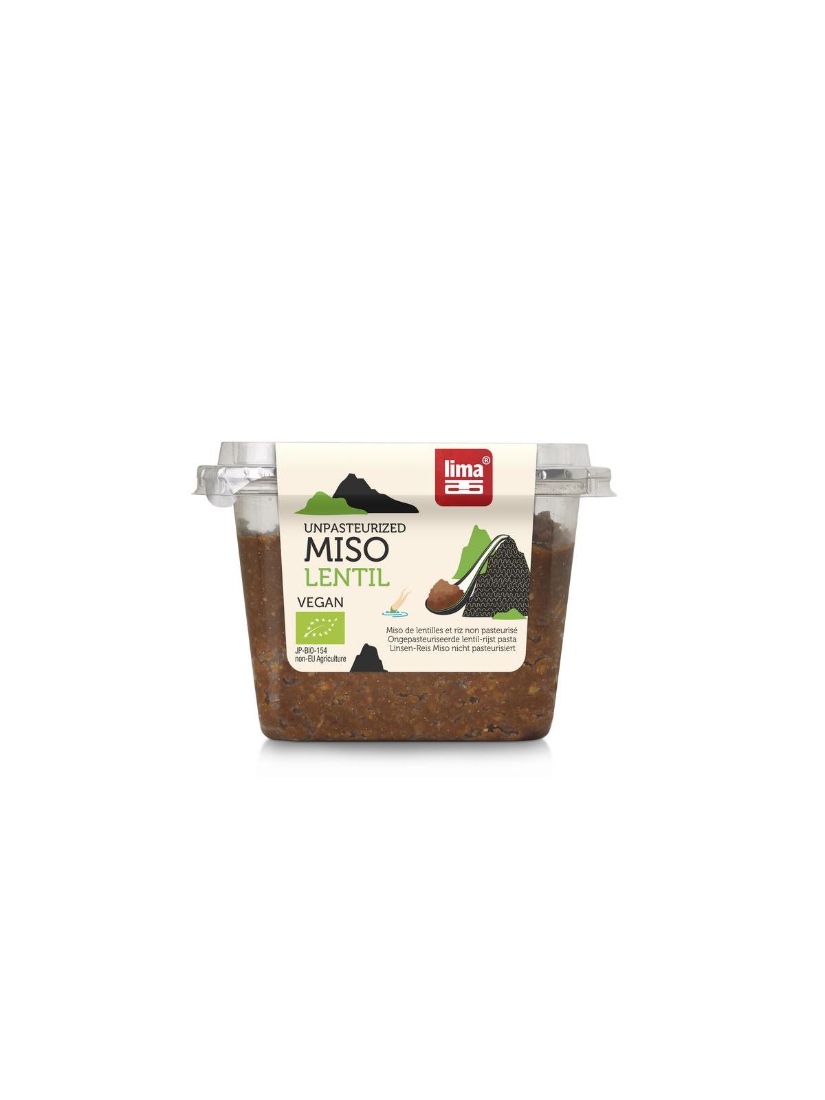 Linzen miso ongepasteuriseerd bio