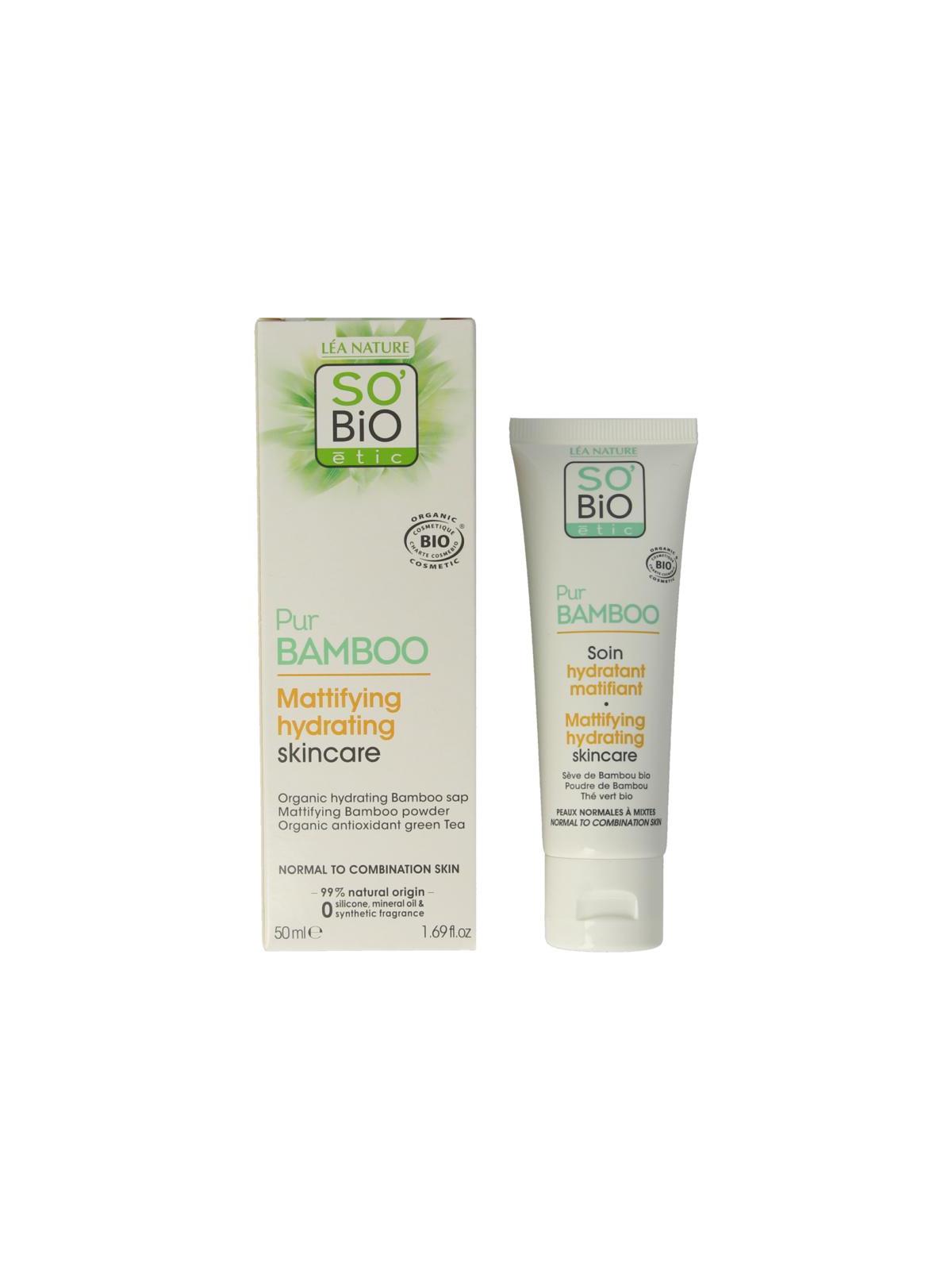 Bamboo mattifying hydrating cream
