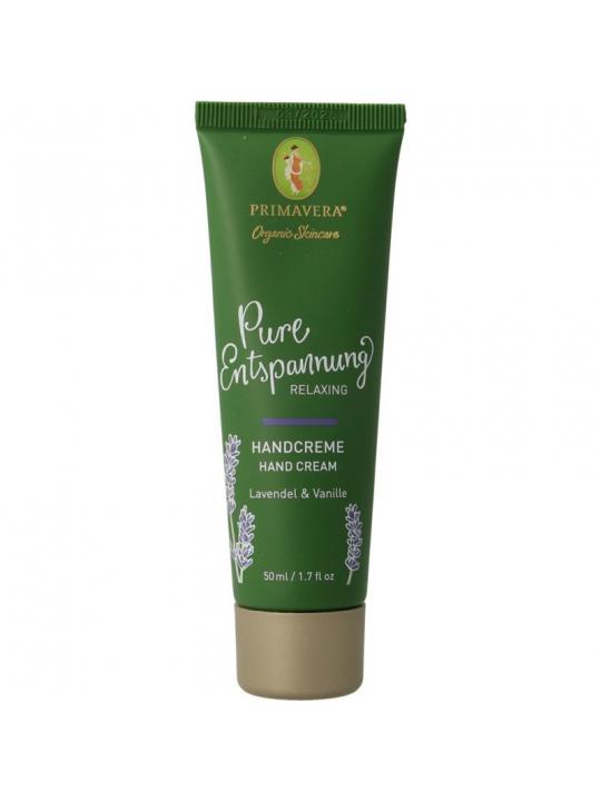 Relaxing hand cream