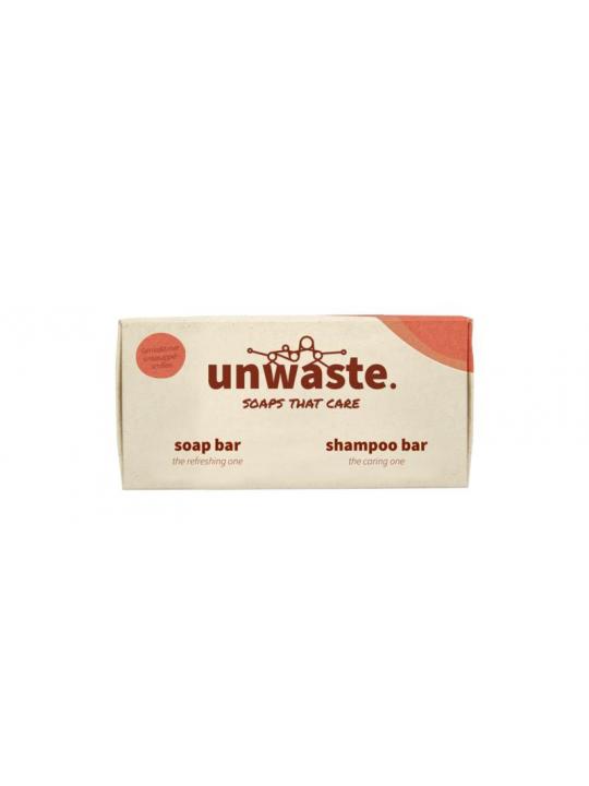 Duopack orange soap & shampoo bar