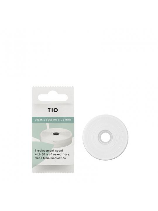 Tiofloss refill flosdraad kokosolie mint