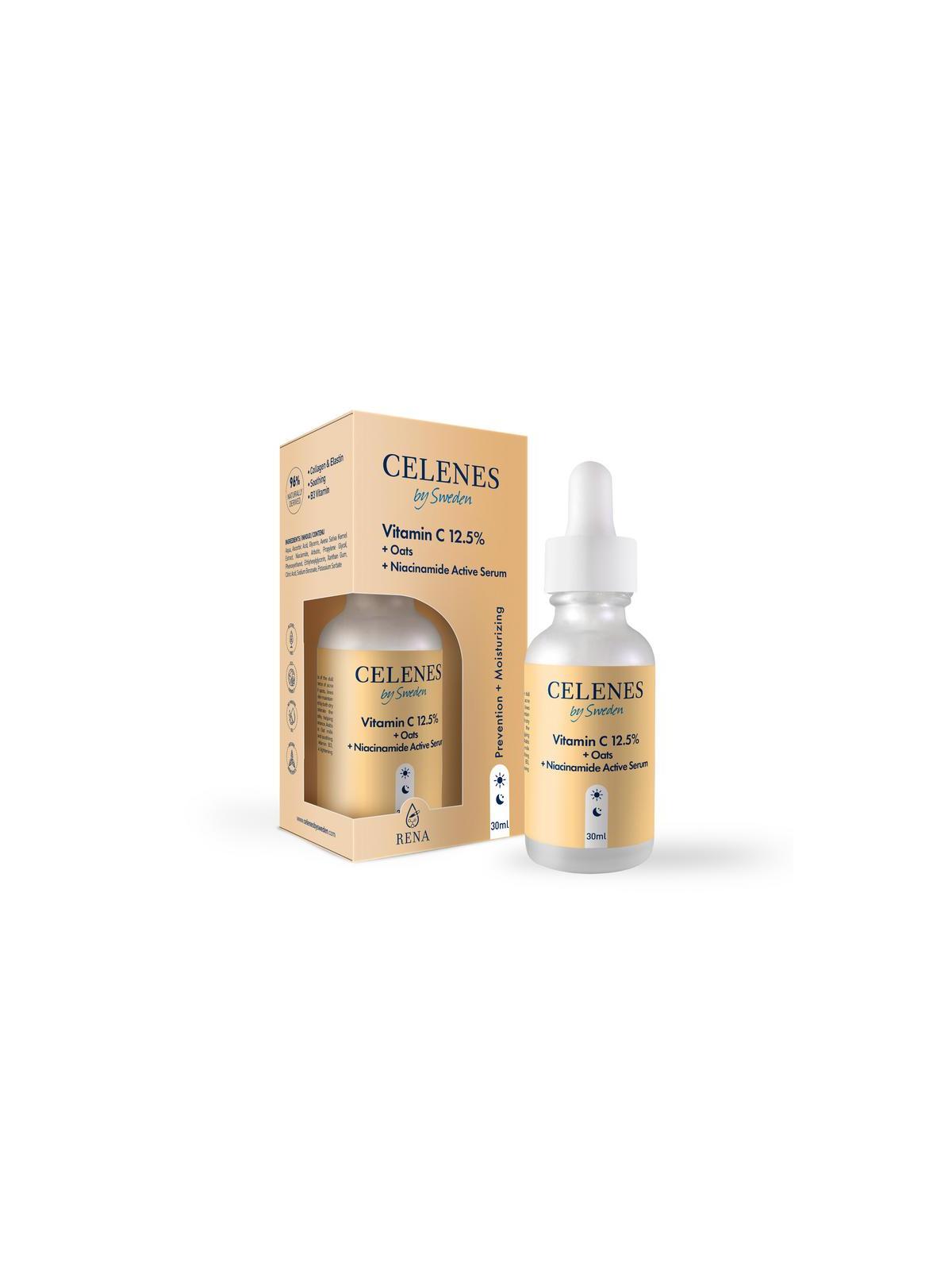 Active serum vitamin C 12,5% + oats + niacinamide