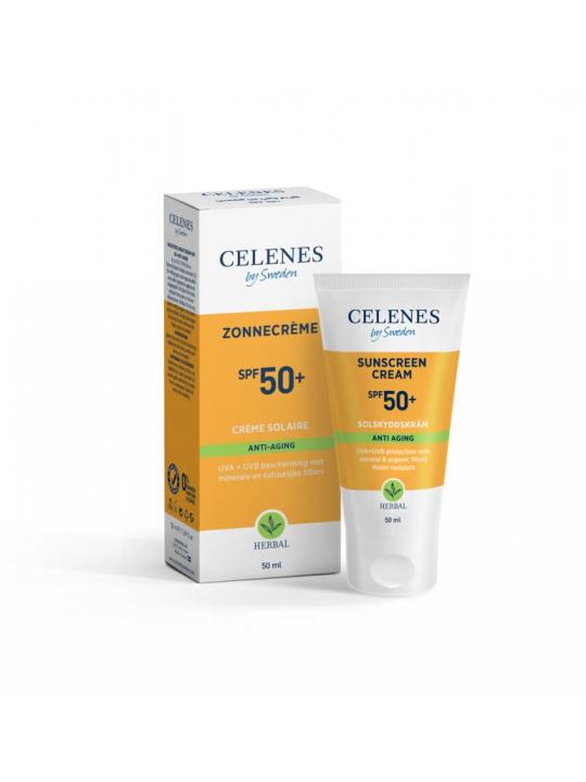 Herbal sunscreen cream anti-aging SPF50+