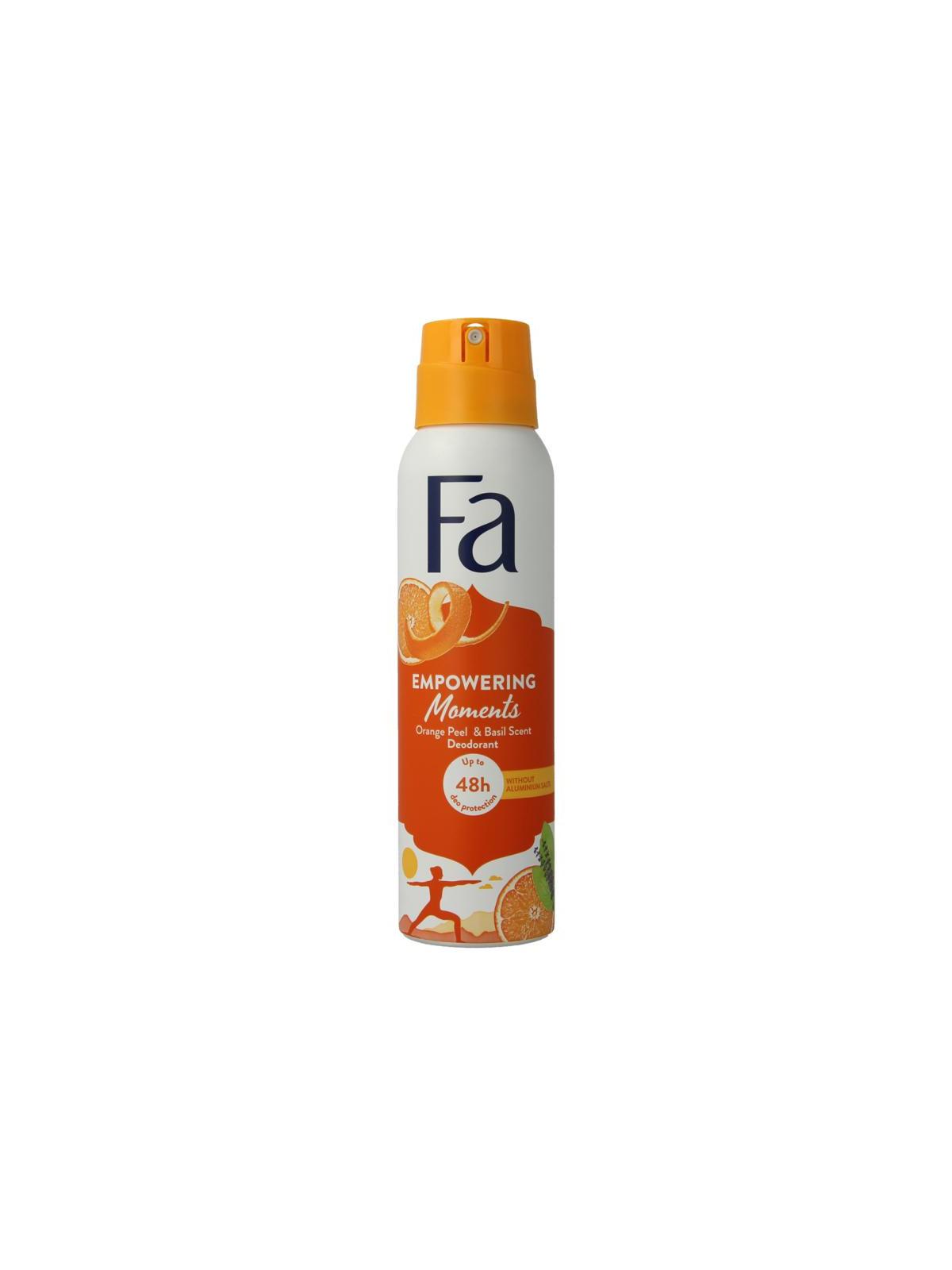 Deodorant spray empowering moments