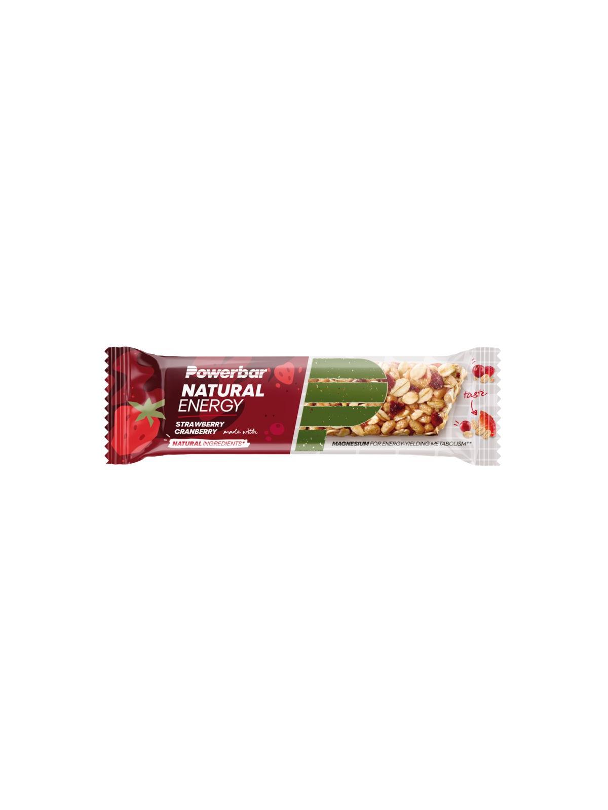 Natural energy bar strawberry cranberry