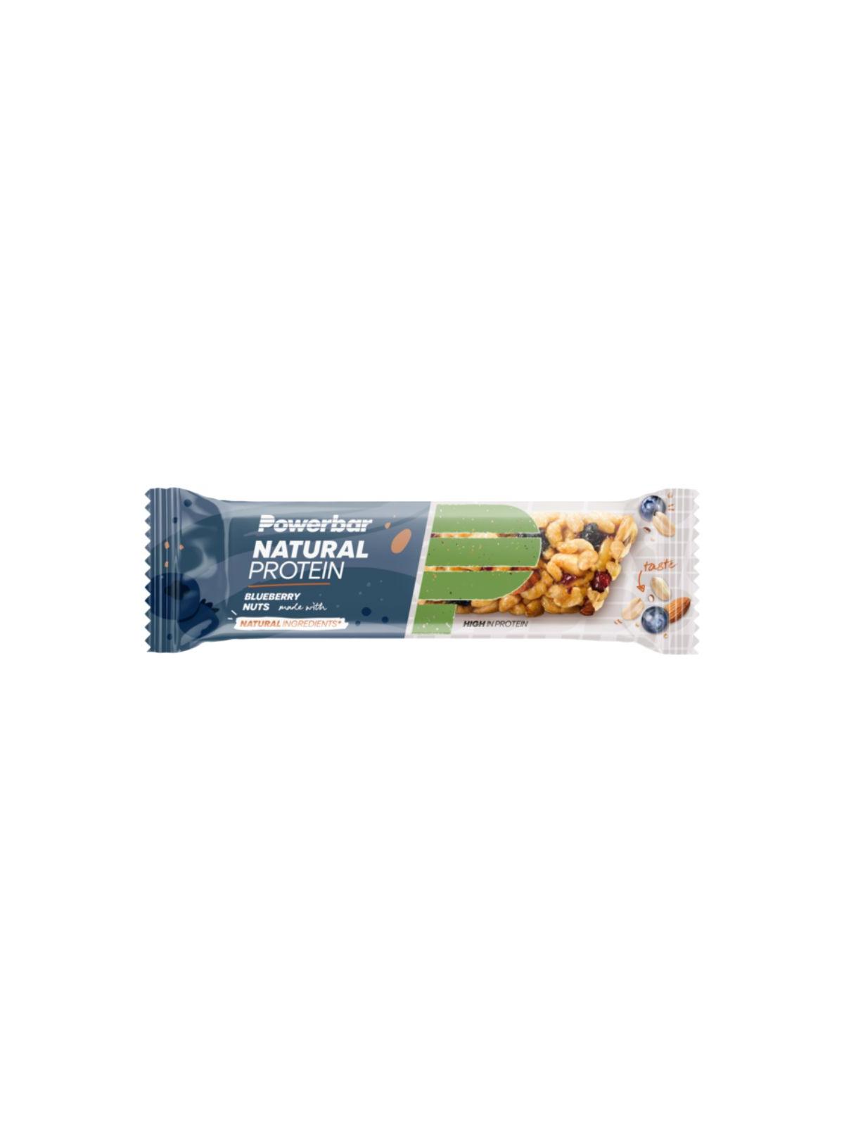 Natural protein bar blueberry nuts