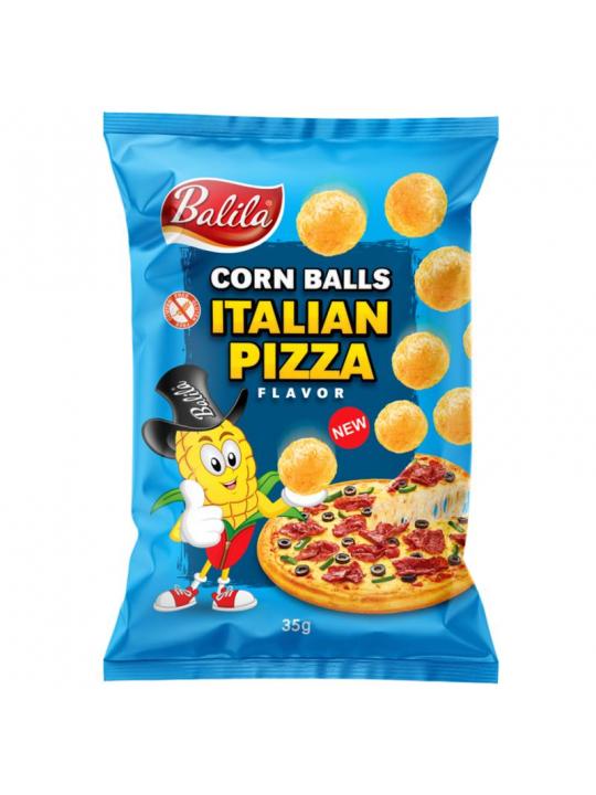 Corn balls Italian pizza