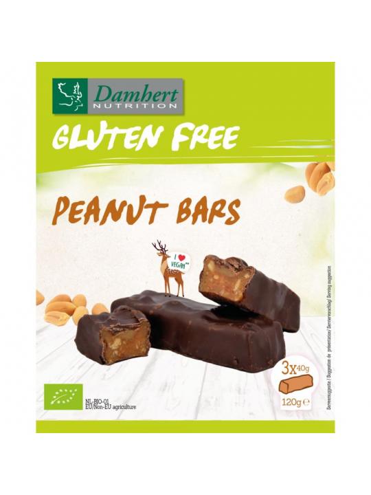 Peanut bars glutenvrij bio