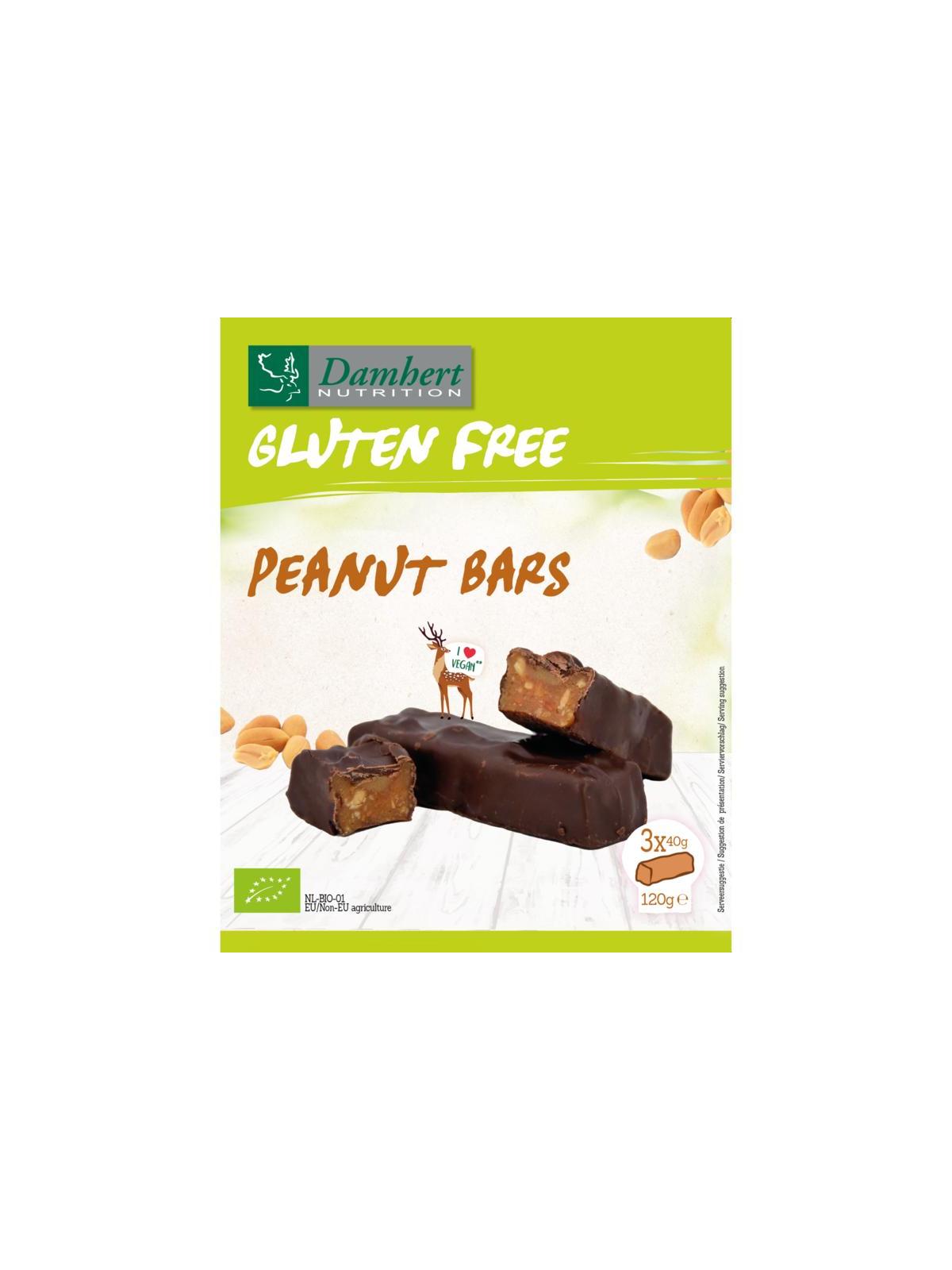 Peanut bars glutenvrij bio