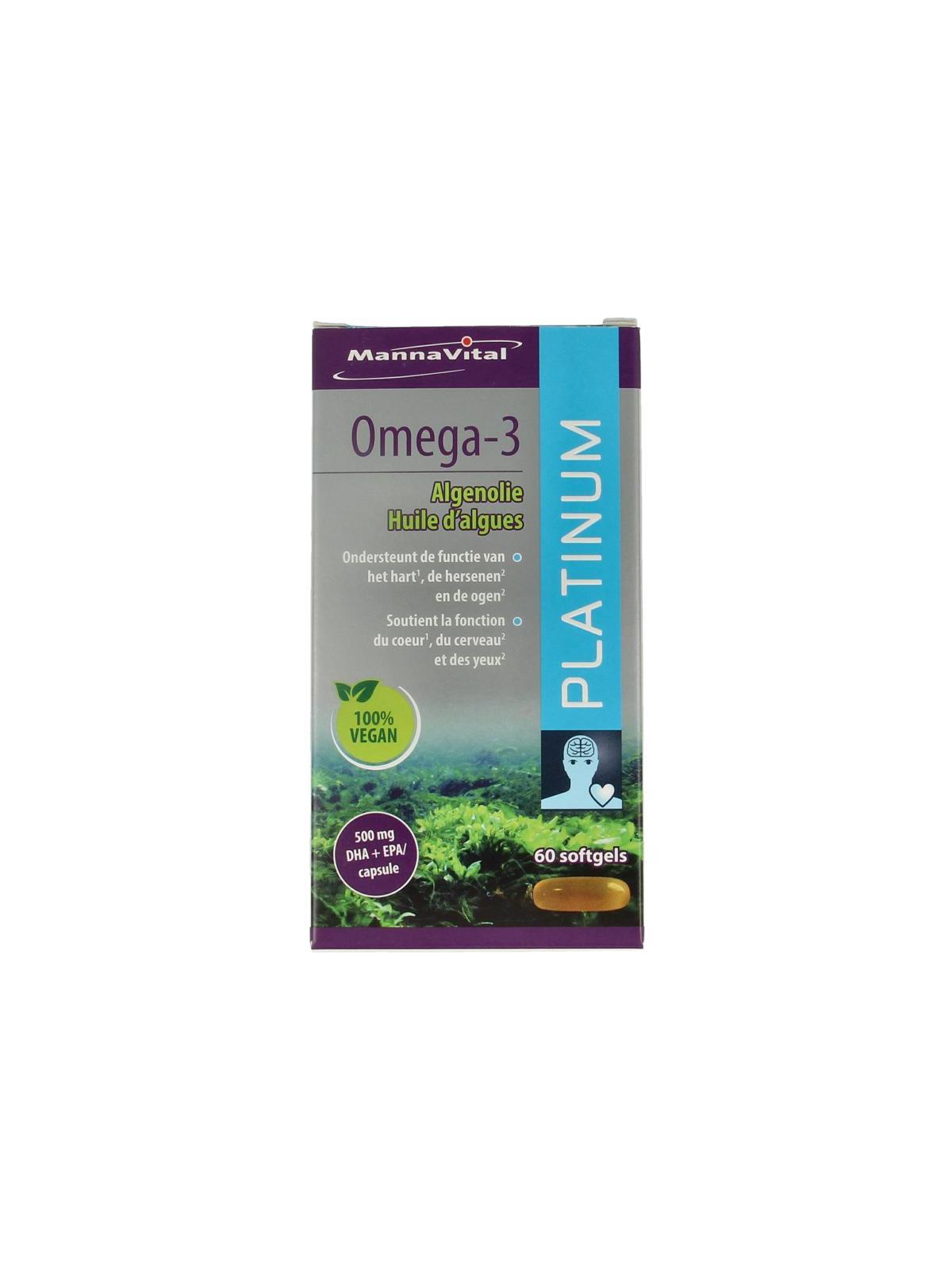 Omega-3 algenolie platinum