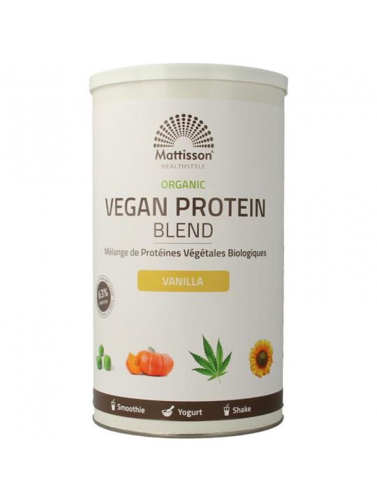 Organic vegan protein blend vanilla