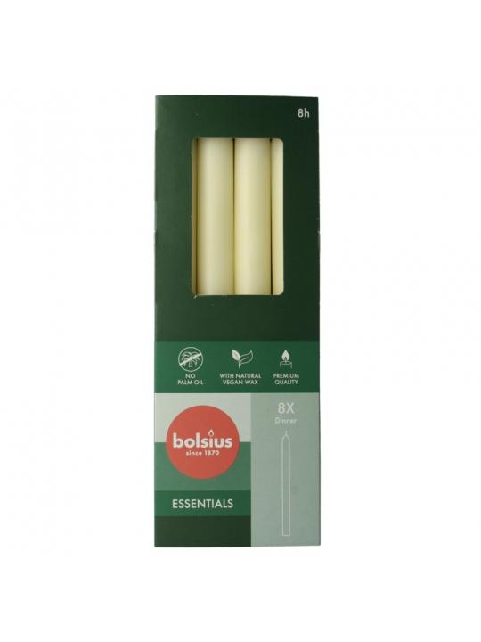 Dinerkaarsen 230/20 soft pearl