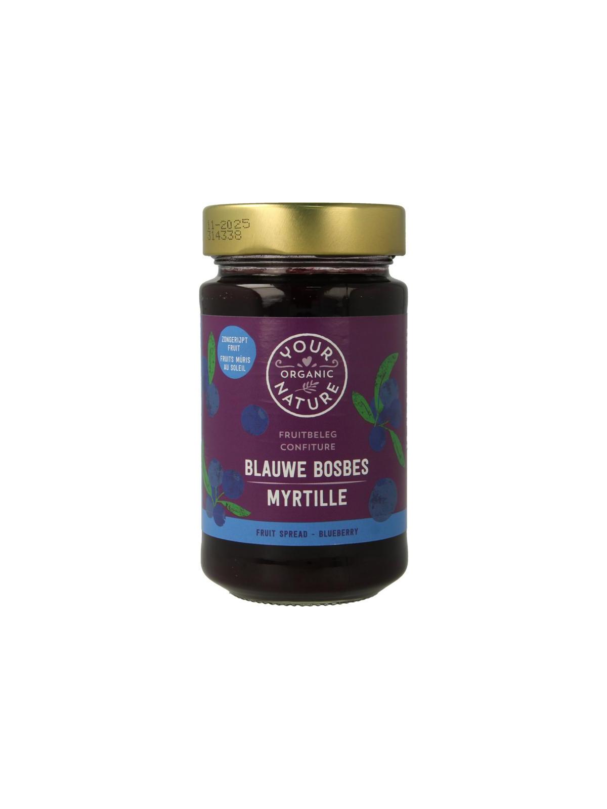 Fruit beleg blauwe bosbes bio