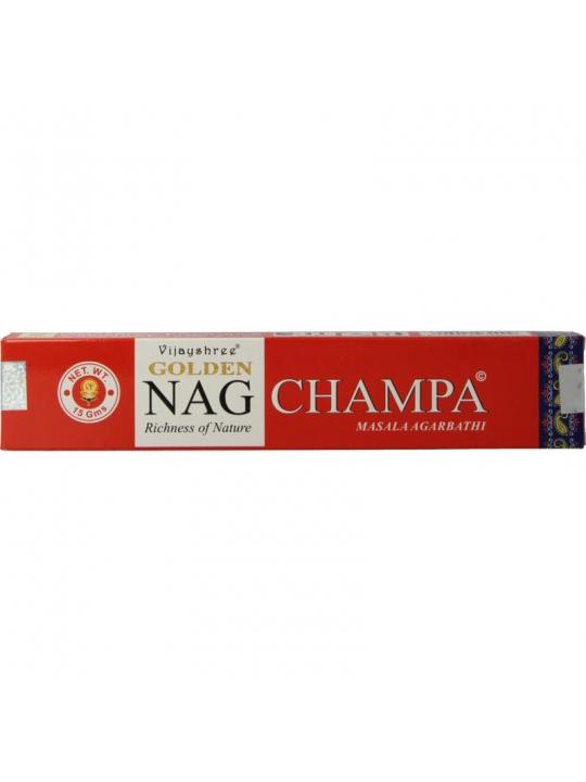 Wierook golden nag champa incense