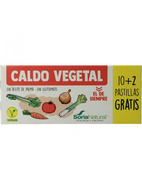 Bouillonblokjes vegan glutenvrij 10 + 2 gratis