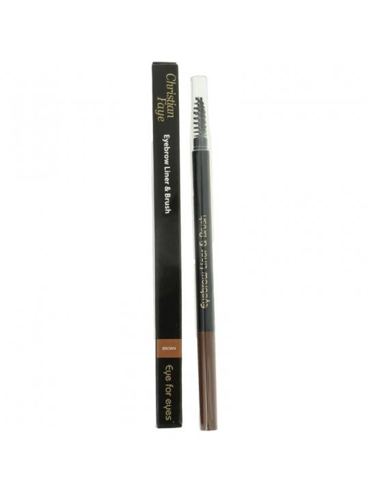 Eyebrow liner & brush brown