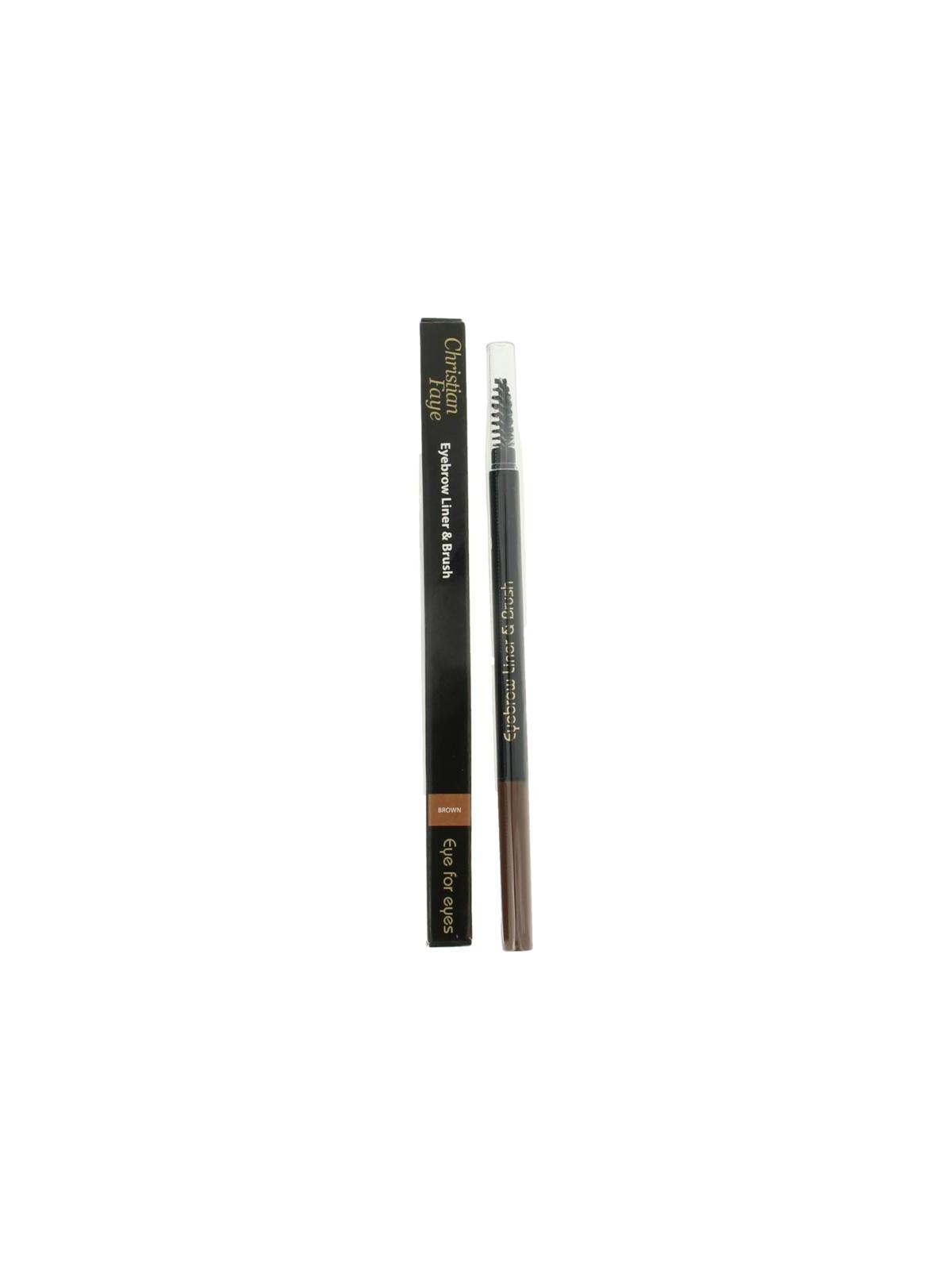 Eyebrow liner & brush brown