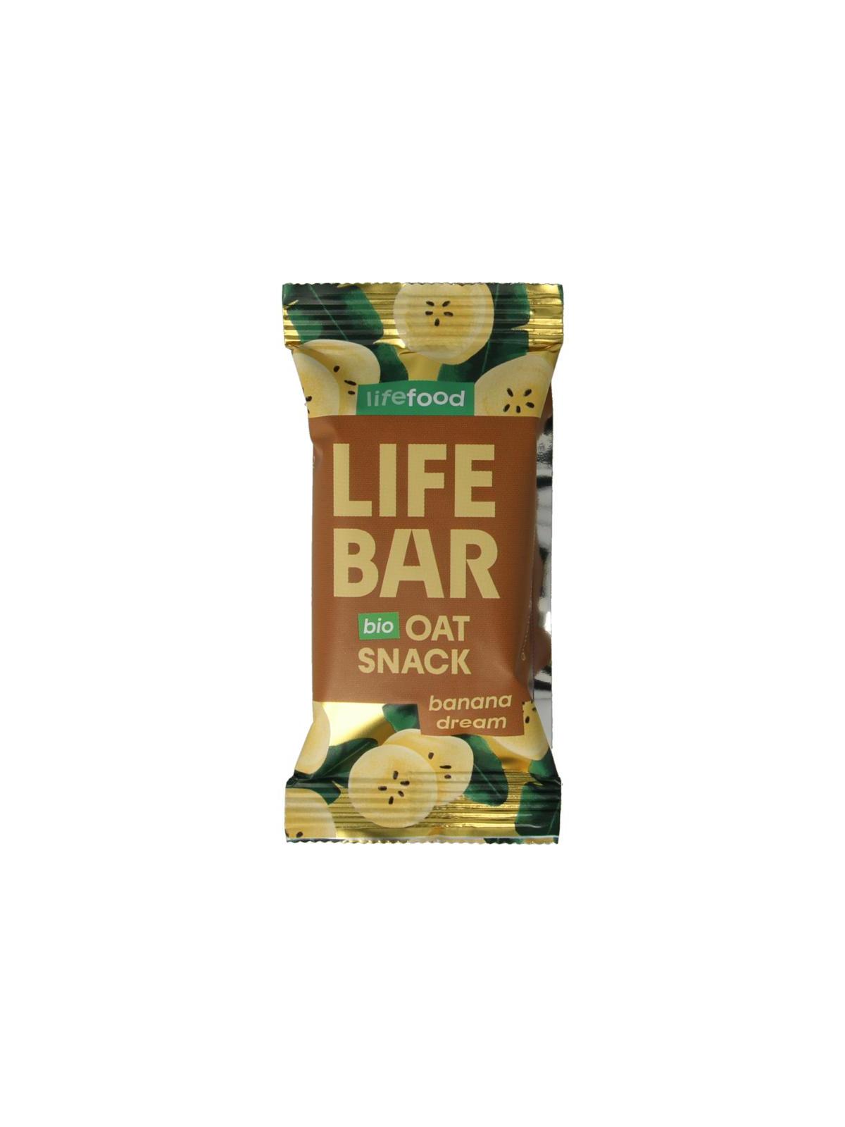 Lifebar oatsnack banana dream bio