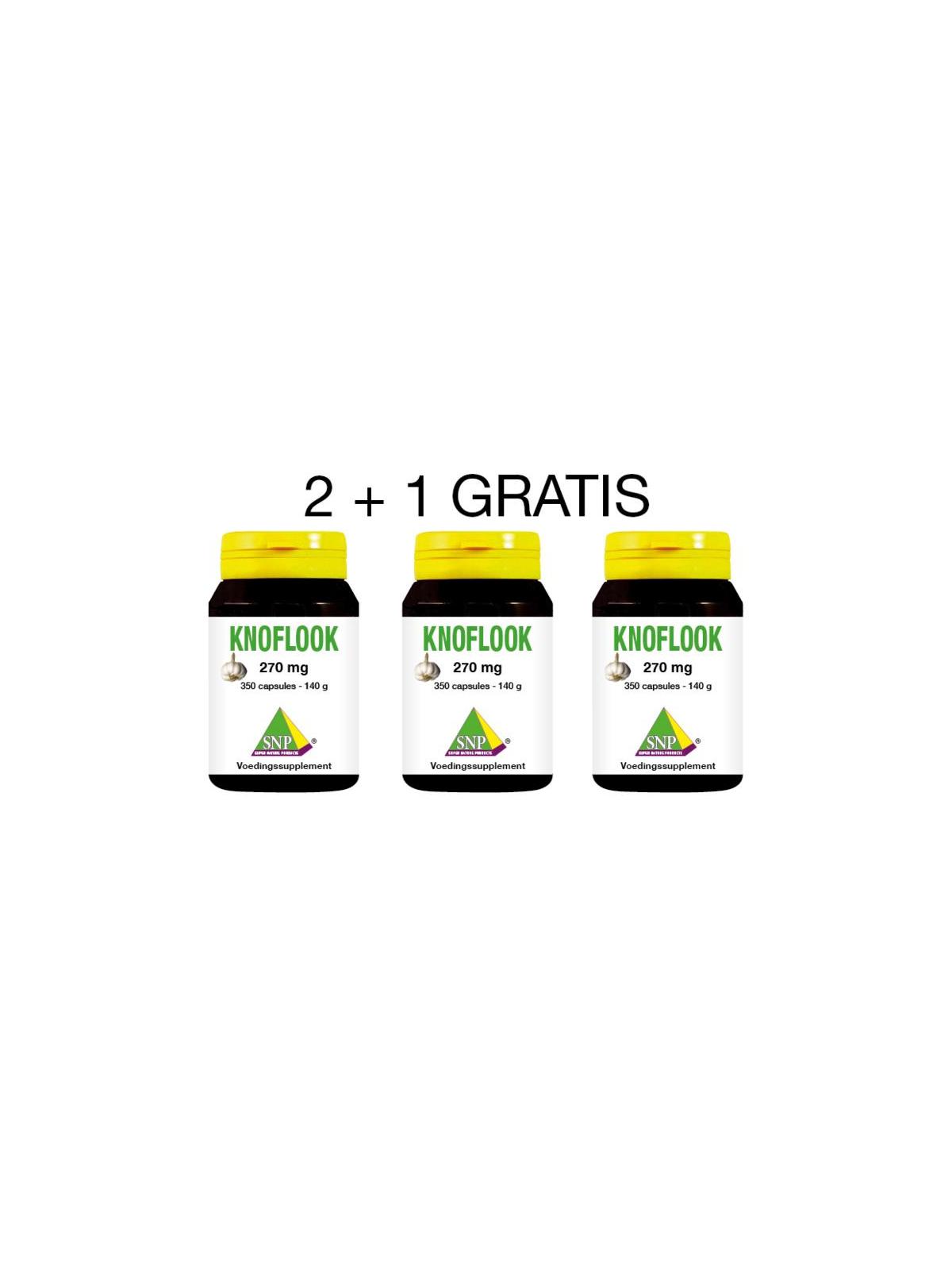 Knoflook 2 + 1 gratis