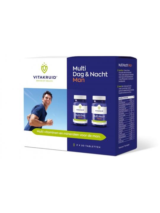 Multi dag & nacht man 2 x 30 tabletten