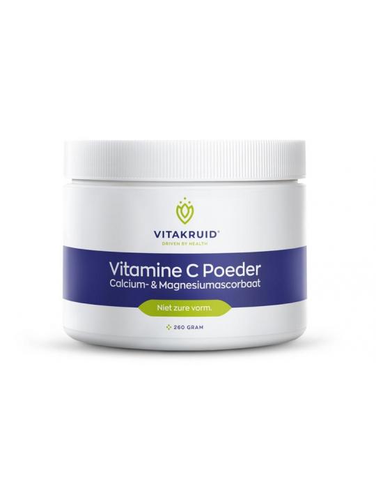 Vitamine C poeder calcium- & magnesiumascorbaat