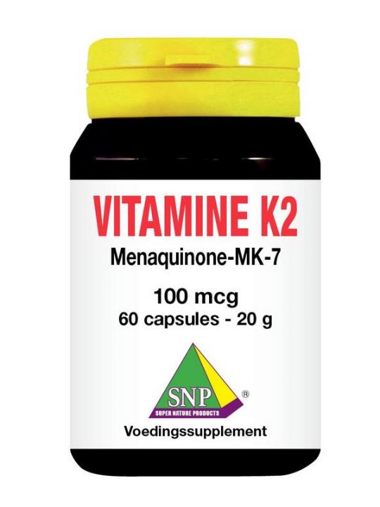 Vitamine K2 mena Q7 100mcg