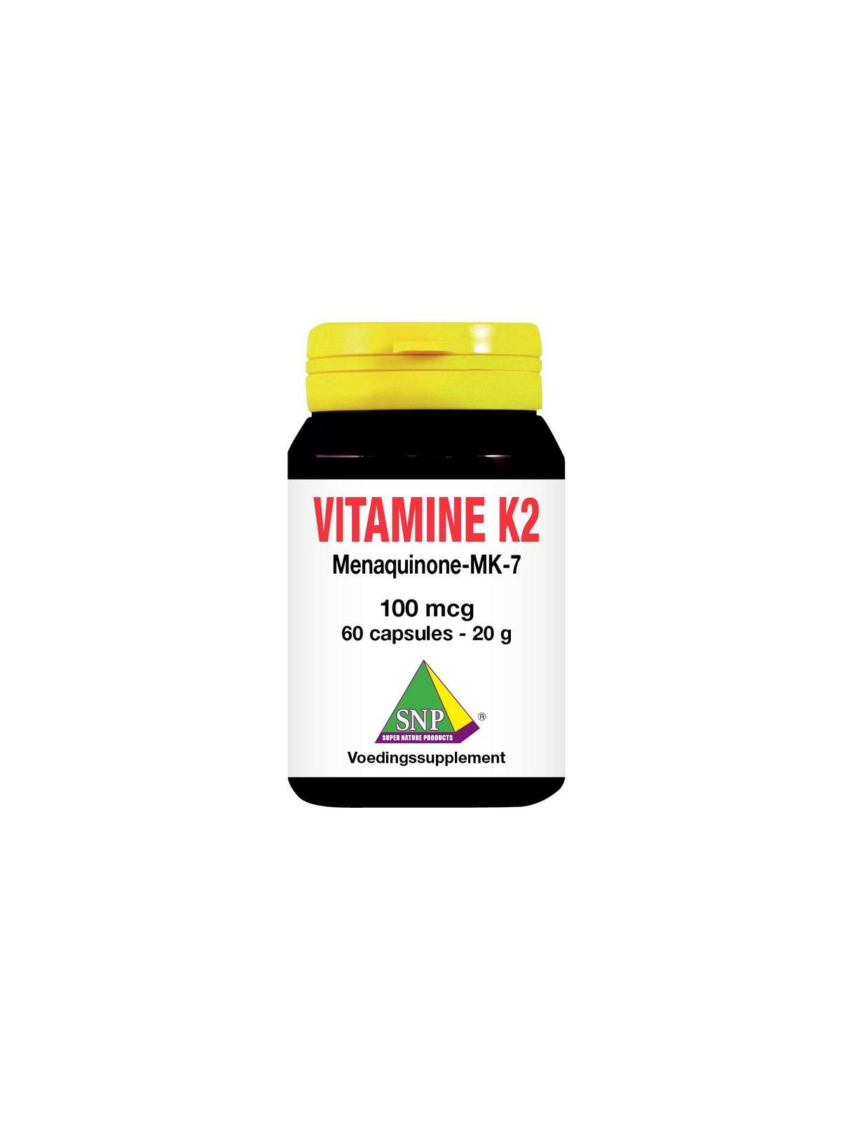 Vitamine K2 mena Q7 100mcg