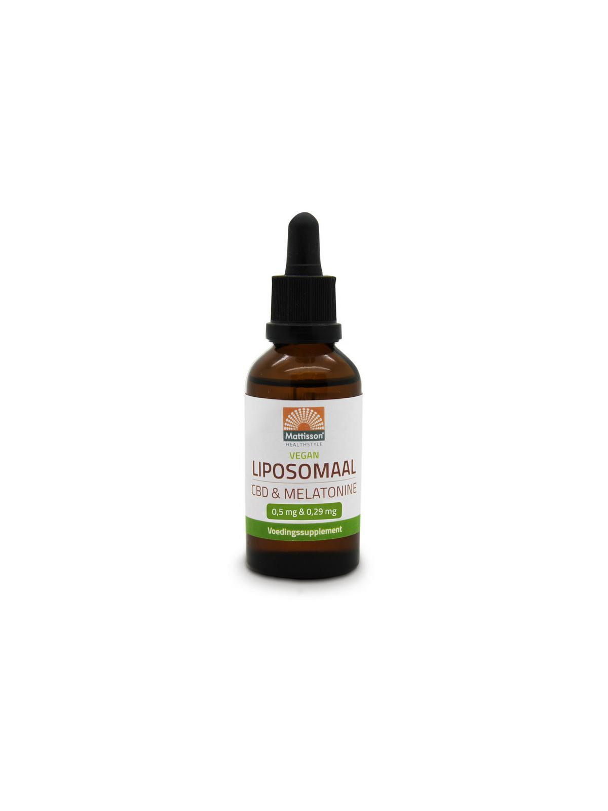 Vegan liposomaal CBD 0,5mg & melatonine 0,29mg