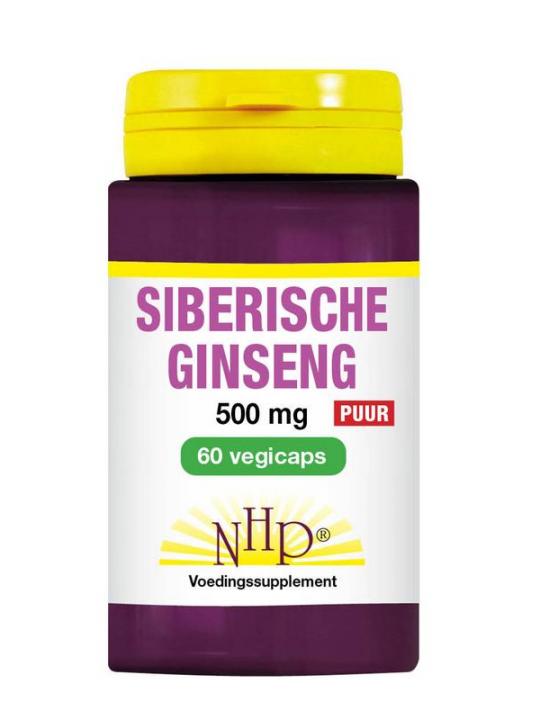 Siberische ginseng 500mg puur