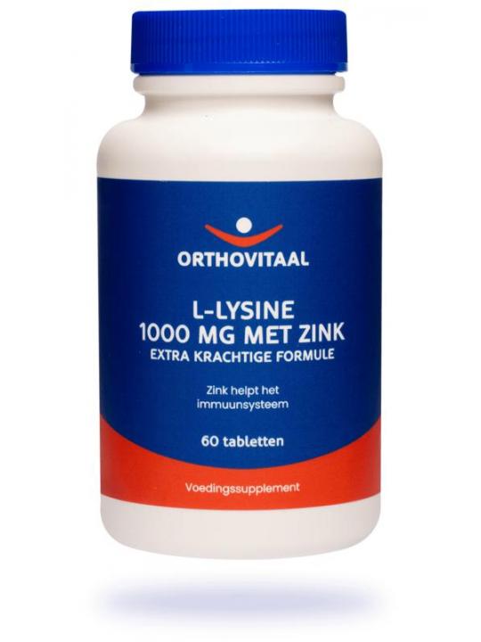 L-Lysine 1000mg met zink