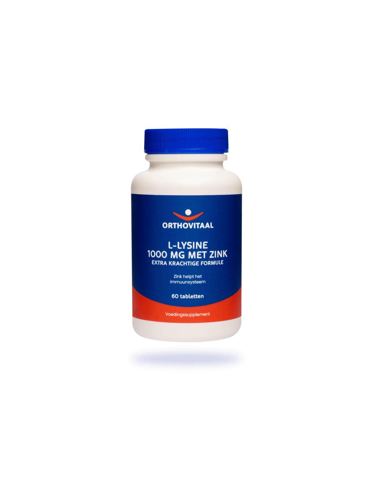 L-Lysine 1000mg met zink