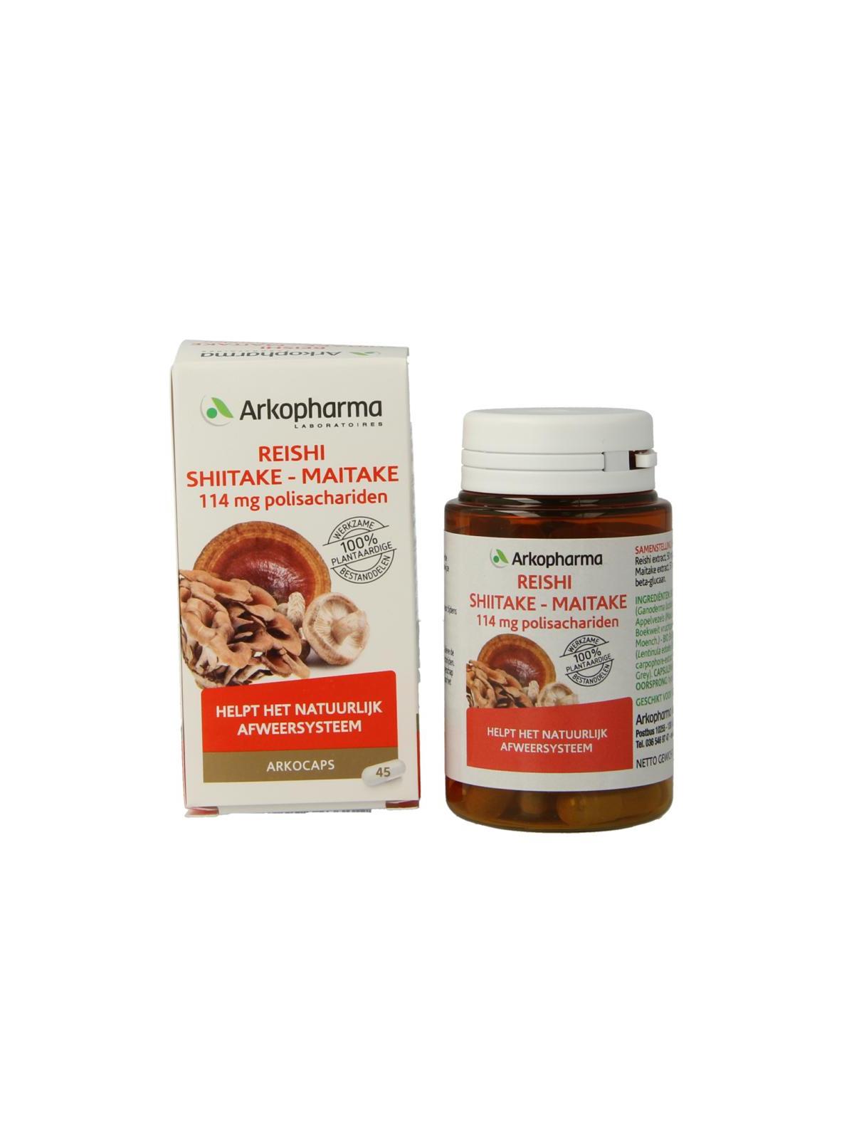 Reishi shiitake maitake bio