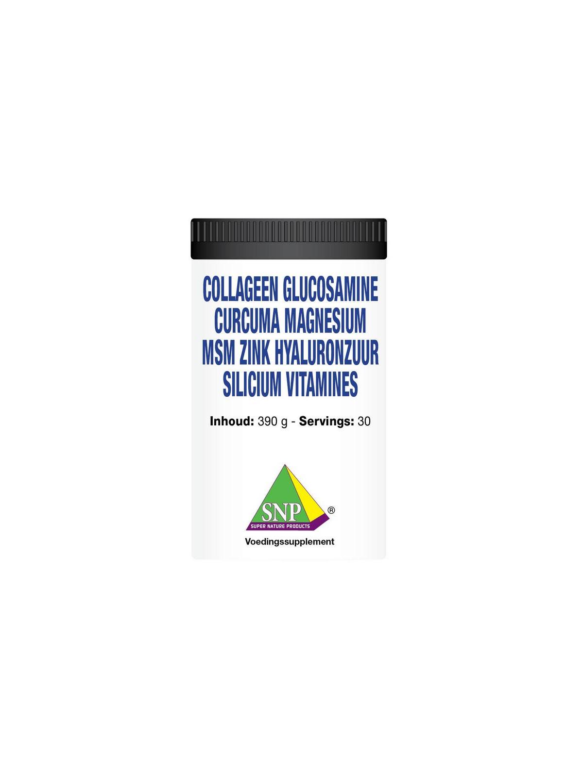 Collageen glucosamine curcuma magnesium MSM