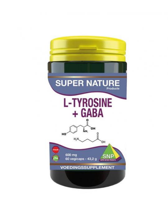 L-Tyrosine + GABA 600mg puur