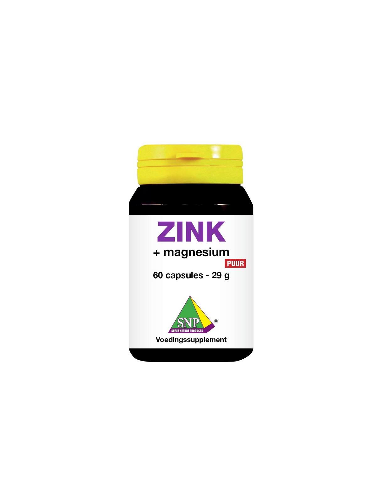 Zink + magnesium puur